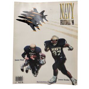 1998 Navy Football Media Guide Program Jason Wolf Jason Snider The United States